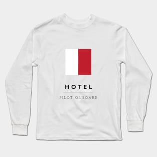 Hotel: ICS Flag Semaphore Long Sleeve T-Shirt